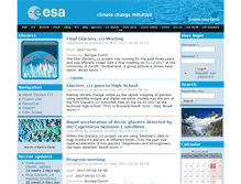Tablet Screenshot of esa-glaciers-cci.org